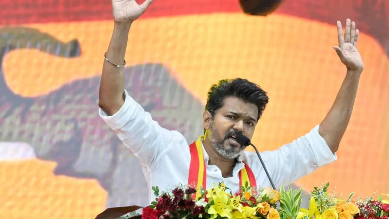 Actor-turned-politician Vijay