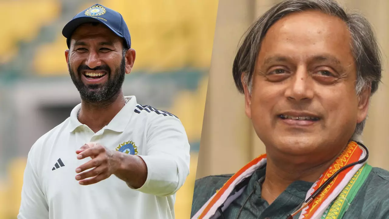 Congress MP Shashi Tharoor, who is known for his passion for cricket, has regretted Cheteshwar Pujaras exit from the cricketing arena.