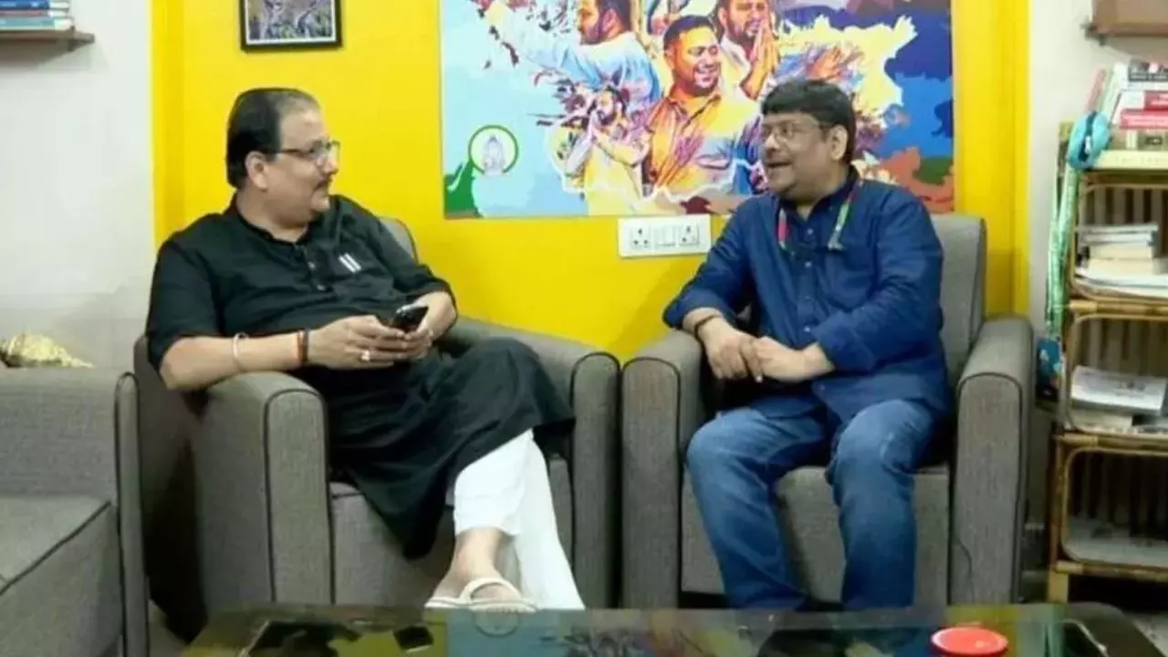 Manoj Jha interview: ‘Vacate throne vote thief’ slogan echoing in Bihar
