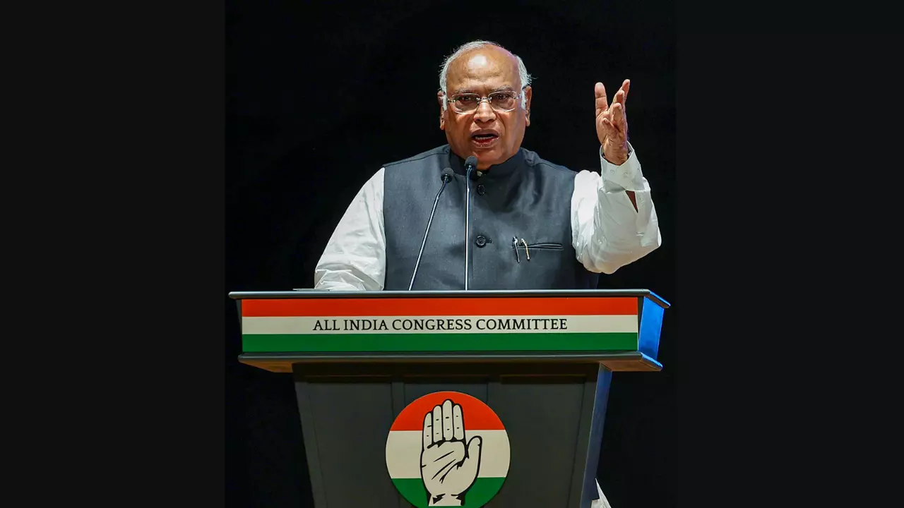 Congress president Mallikarjun Kharge Congress president Mallikarjun Kharge