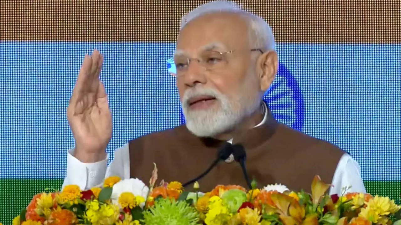 Prime Minister Narendra Modi addresses the India-Japan Economic Forum in Japan