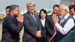 Modi arrives in Japan