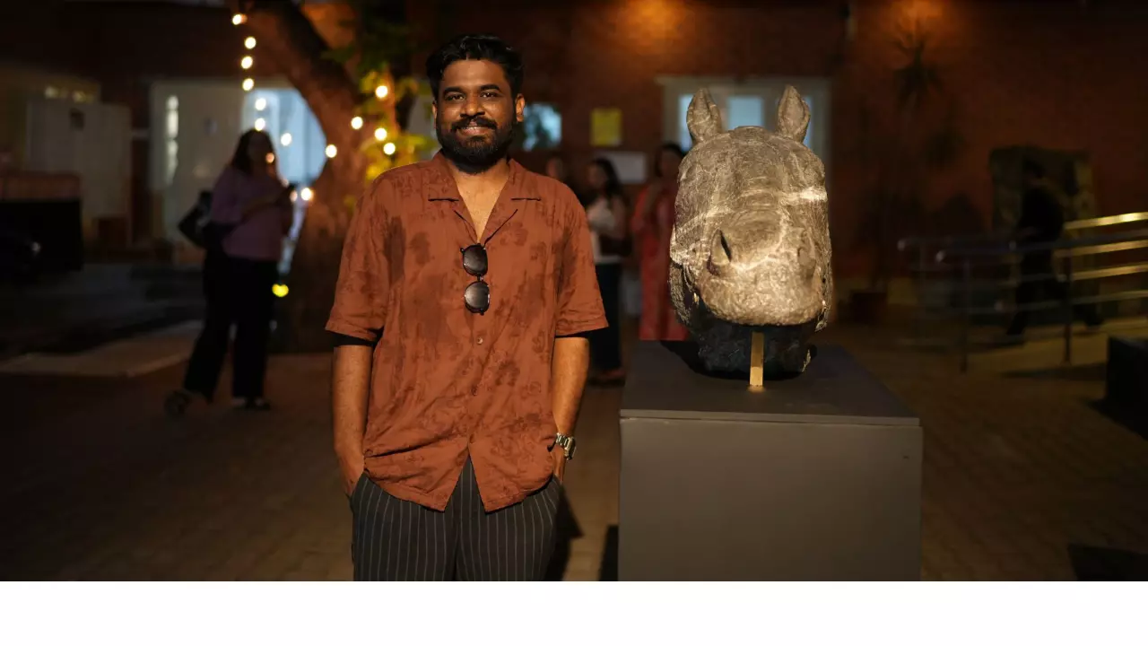 Immersive stone portraits in Chennai