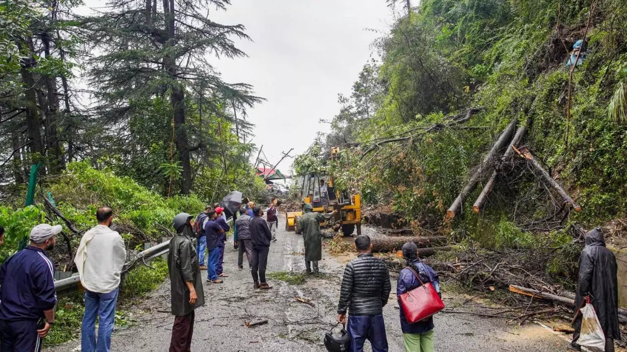NHAI pays compensation for apple  orchard owner due to  landslide damage