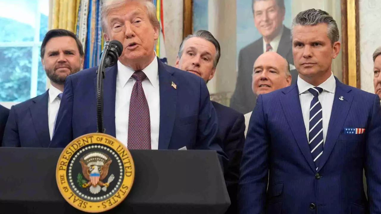 Trump claims US is powerful everything in the world would die without it