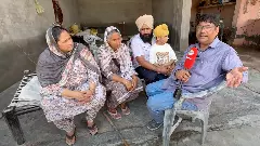 Amrik Singh and his family, who live in Macchiwala village in Amritsar district of Punjab, have been spending life under hardships since flood hit it on August 27. (Photo: The Federal Desh)