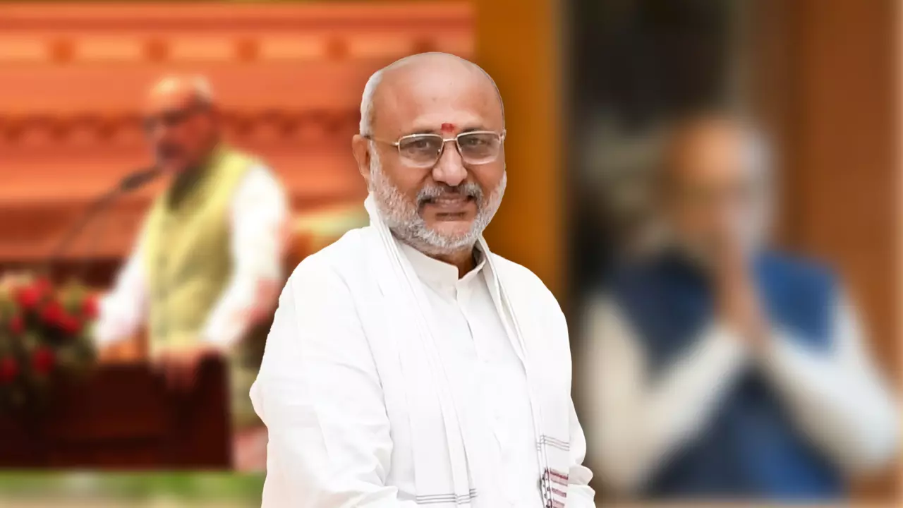 C P Radhakrishnan from Tiruppur becomes Vice President of India