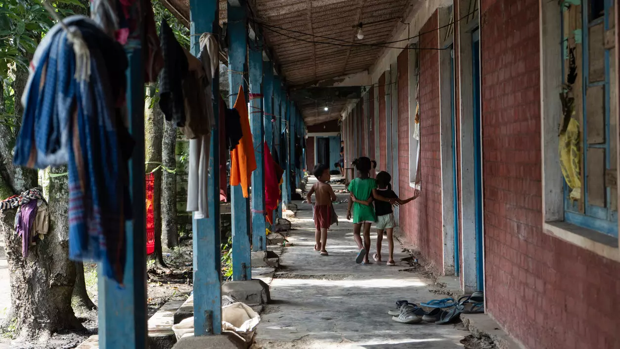 Relief camp in Manipur