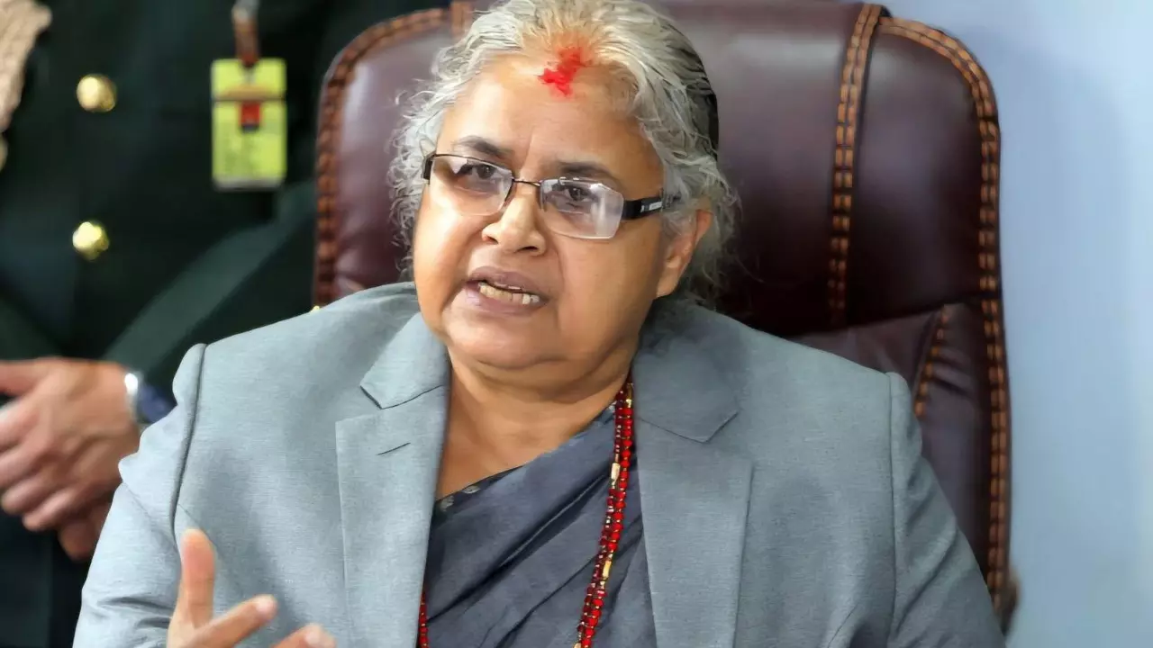 Former Nepal Supreme Court Chief Justice Sushila Karki
