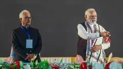 Prime Minister Narendra Modi inaugurating development projects in Imphal