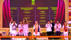 PM Modi lays stones for health, infra projects worth Rs 6,300 cr in Assams Darrang