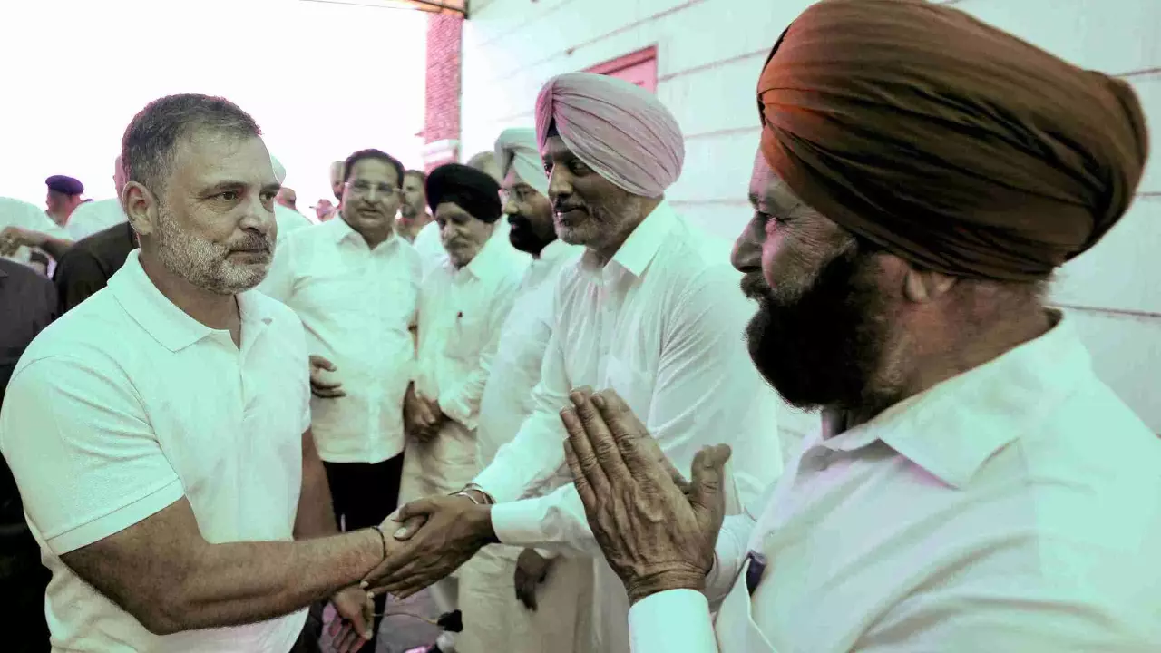 Rahul Gandhi in Punjab