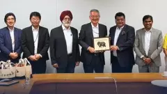 MB Patil and team in Japan
