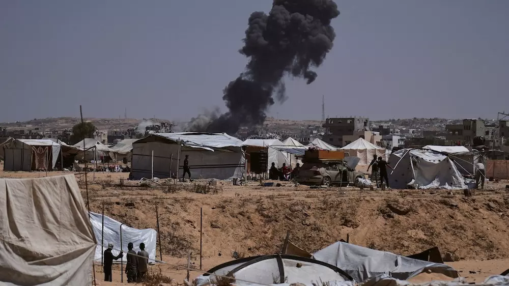 Israeli attack in Gaza city