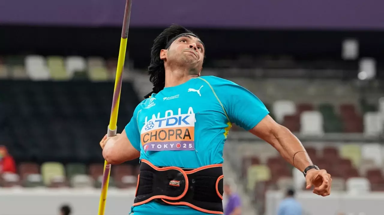 Neeraj Chopra competes in World Athletics Championships Neeraj Chopra competes in World Athletics Championships