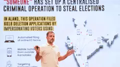 Rahul Gandhi addresses a press conference