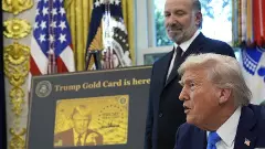 US President Donald Trump, Commerce Secretary Howard Lutnick