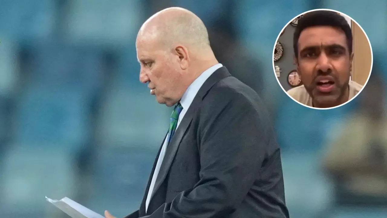 Ravichandran Ashwin and Andy Pycroft