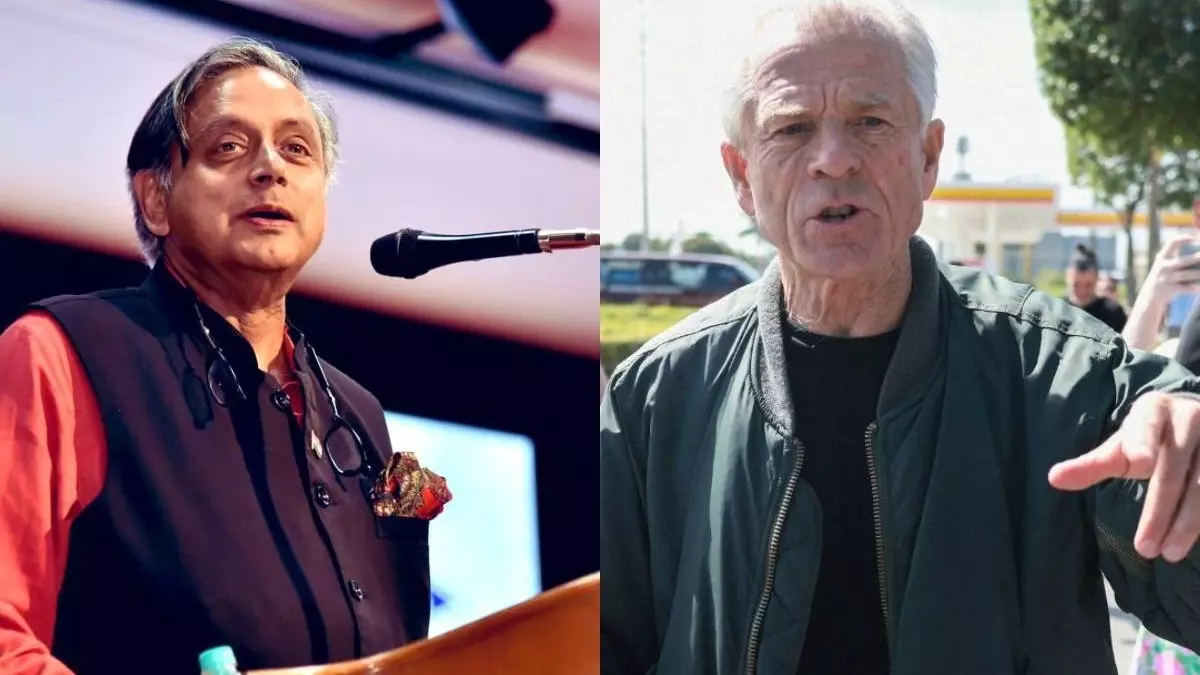 Tharoor slams Trump aide Navarro over remarks, calls 50 pc tariffs unfair