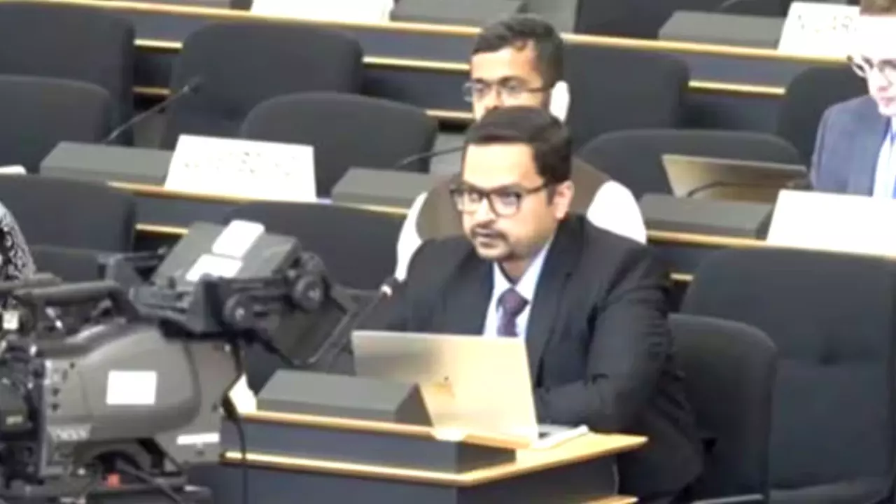 Indian diplomat Kshitij Tyagi