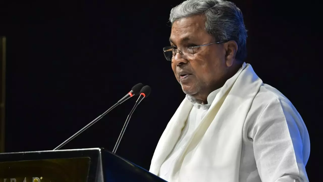 Karnataka Chief Minister Siddaramaiah
