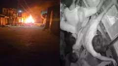 clashes in Gandhinagar village