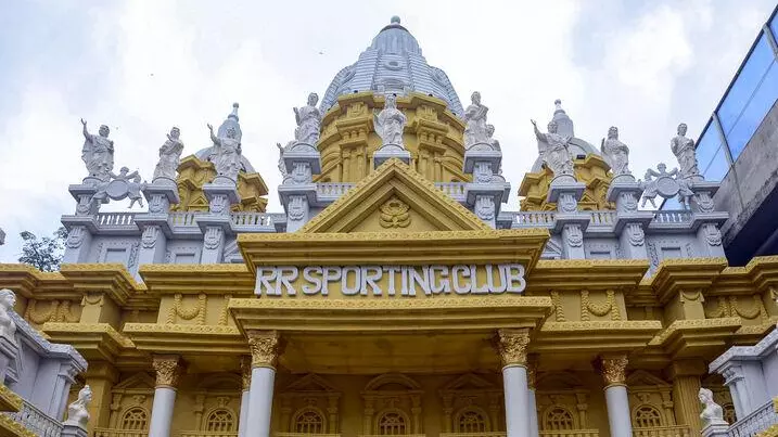 Vatican City-themed puja pandal in Ranchi