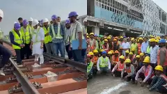 Mumbai-Ahmedabad bullet train track