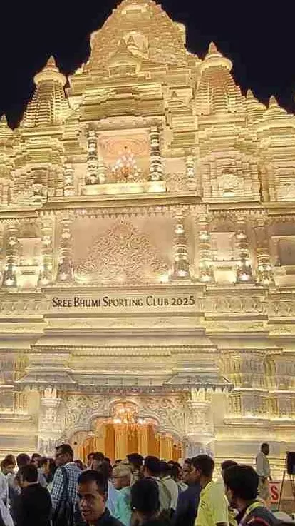Durga Puja pandal in Bengal