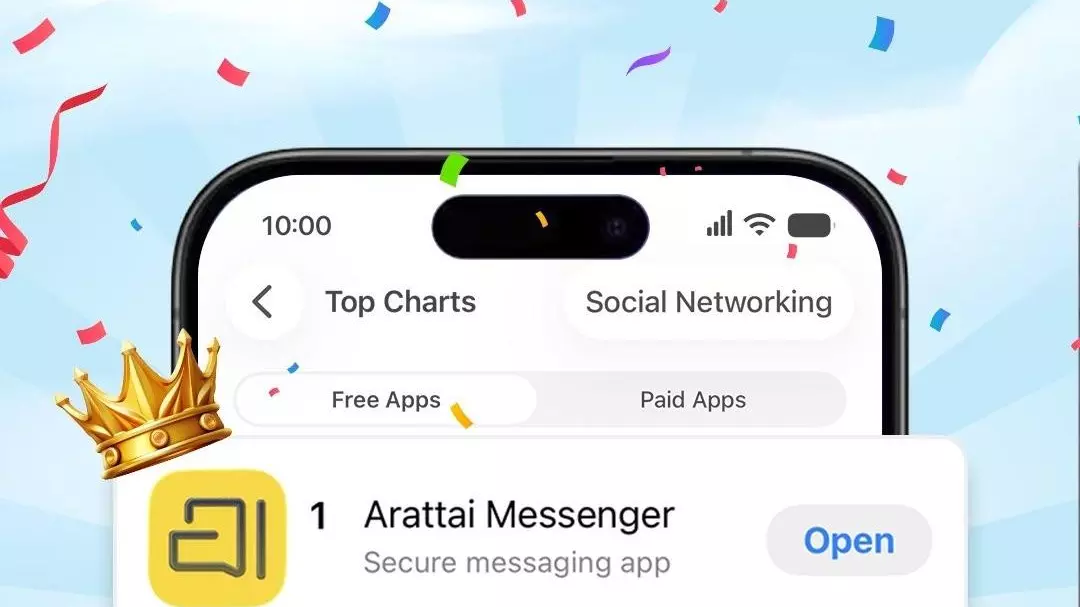 Arattai tops app store charts in India