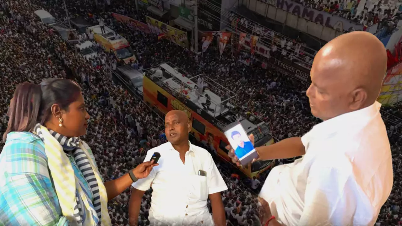 Karur tragedy I A heart-broken father mourns his son, who took leave to see Vijay