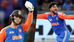 Abhishek Sharma and Kuldeep Yadav