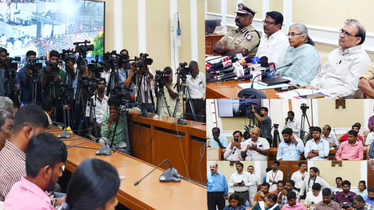 Tamil Nadu government press meet Karur stampede