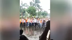 Bajrang Dal protests Navsari cops for not parading Muslim men arrested after garba clash