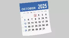 October calendar
