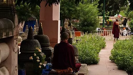 Mahabodhi temple in Bodh Gaya, Bihar