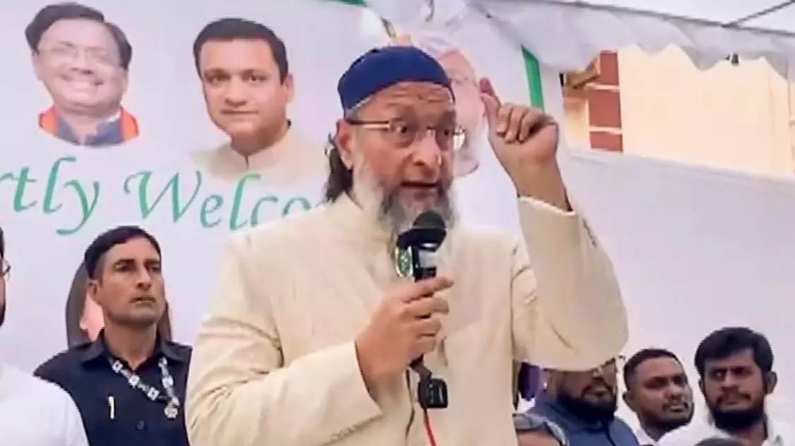 Asaduddin Owaisi in Hyderabad Asaduddin Owaisi in Hyderabad