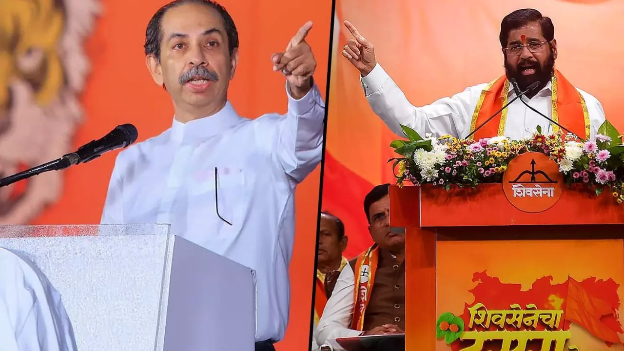 Uddhav Thackeray and Eknath Shinde