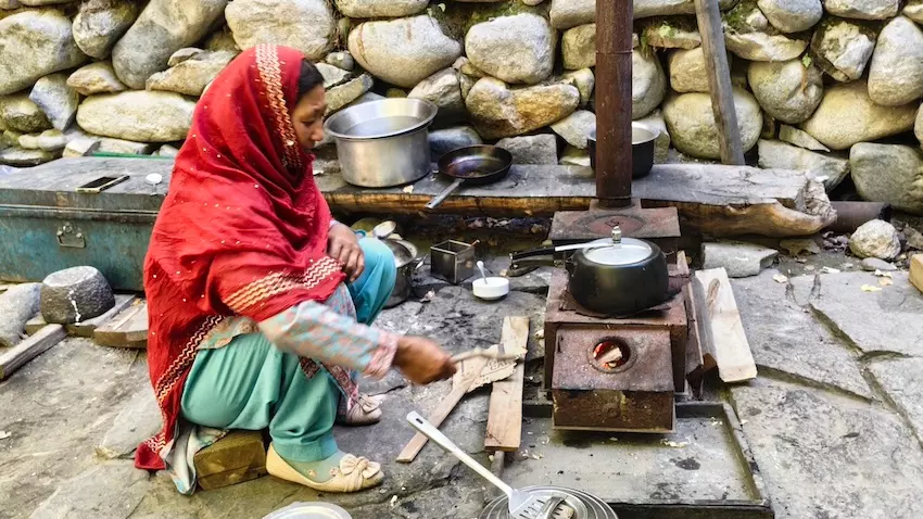 Ladakh traditional kitchens