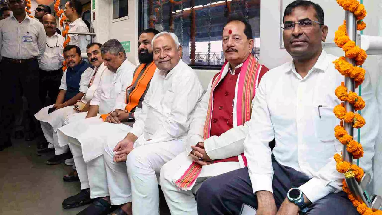 Nitish Kumar inaugurates first section of Patna Metro ahead of poll announcement