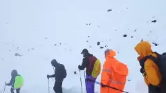 trekkers on Mt Everest