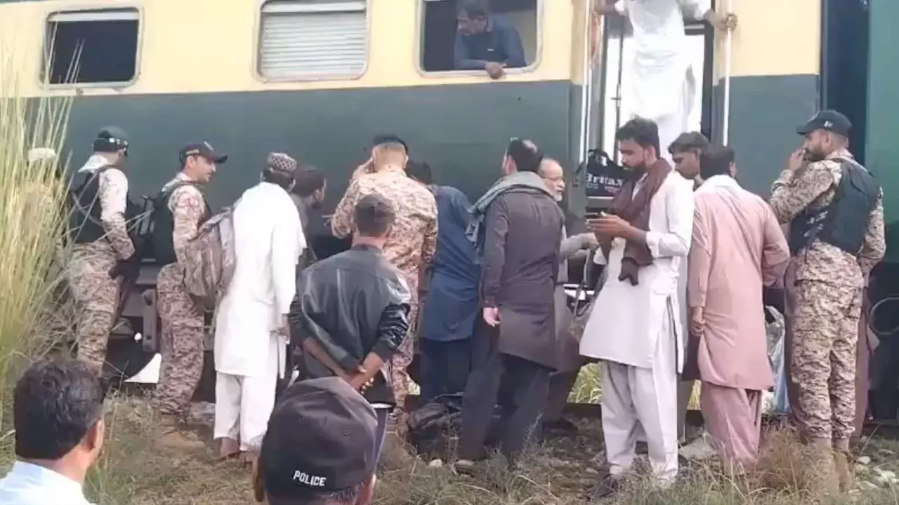 The Jafar Express, which runs between Quetta and Peshawar, was attacked