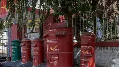 Post Box outside the General post office in Ahmedabad, Gujarat
