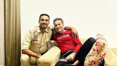 Sandipan Garg (Left) with Zubeen Garg