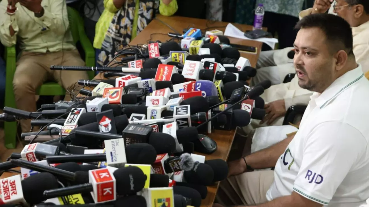 RJD leader Tejashwi Yadav