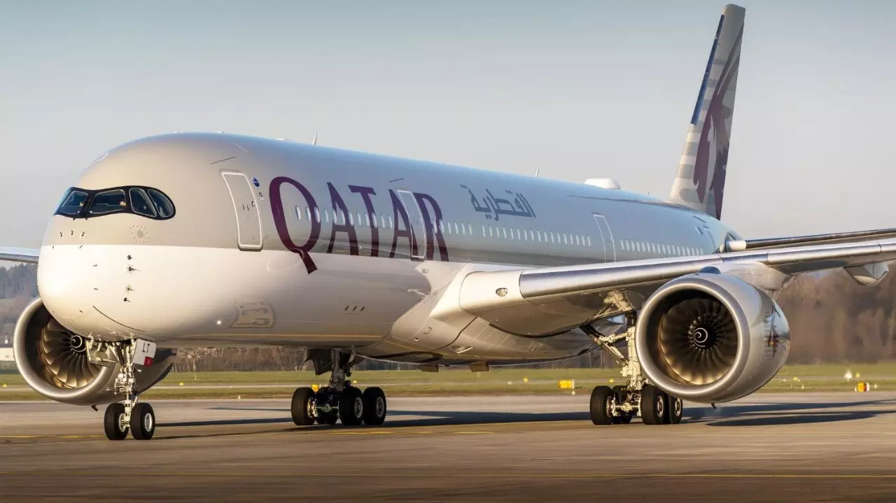 Qatar Airlines stock photo