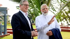 Narendra Modi and Keir Starmer