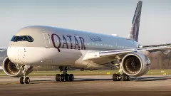 Qatar Airlines stock photo