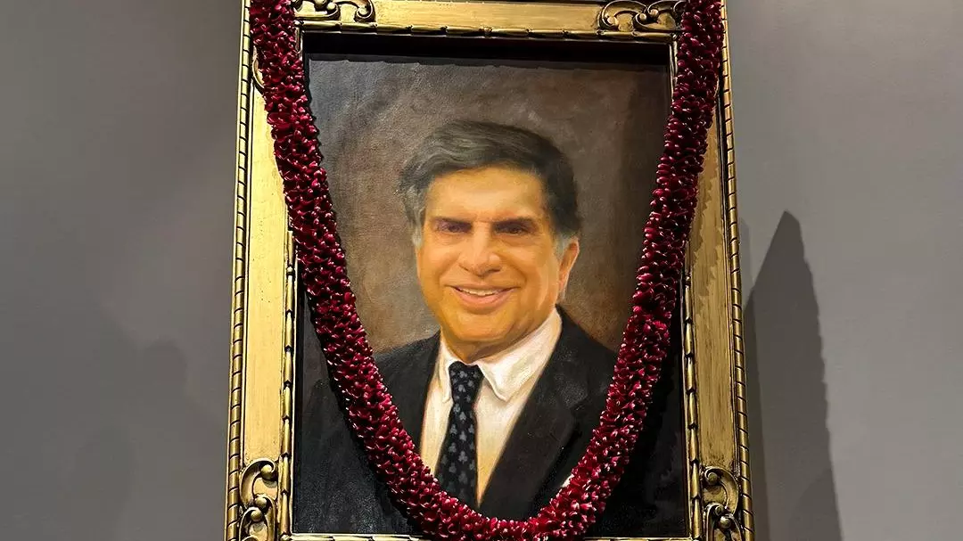 Ratan Tatas portrait
