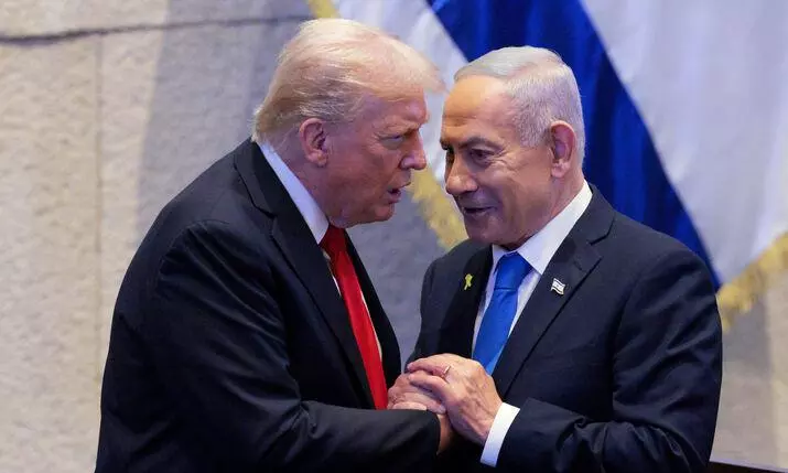 Donald Trump, Benjamin Netanyahu Donald Trump, Benjamin Netanyahu